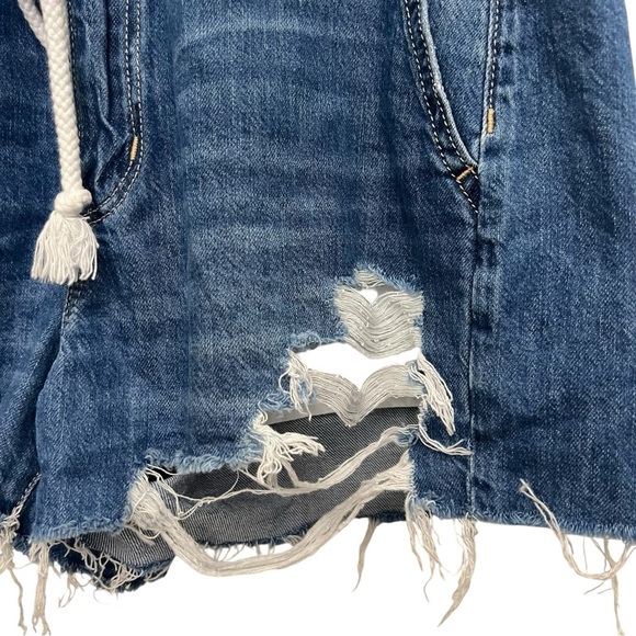 American Eagle Shorts Size 4 Mom High Waist Distressed Jean - Picture 8 of 8